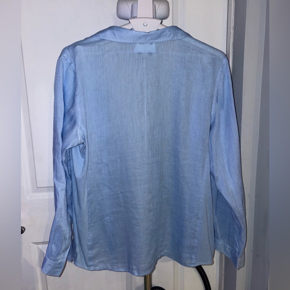 Calvin Klein Light Blue Casual Button Down Shirt - szXL (P34) - Picture 2 of 3